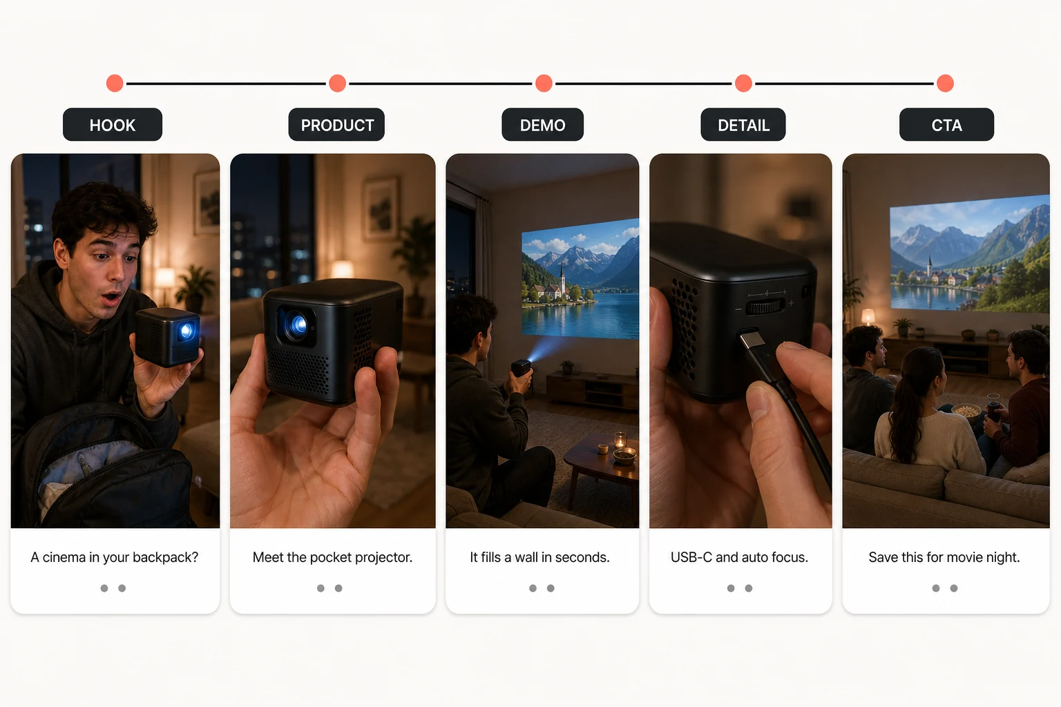 AI Scene Breakdown Built on the TikTok Transcript